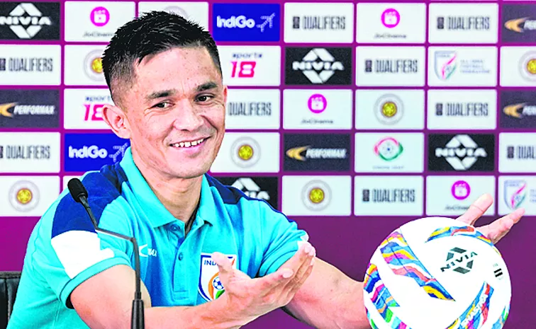 Sunil Chhetri played for India for the last time