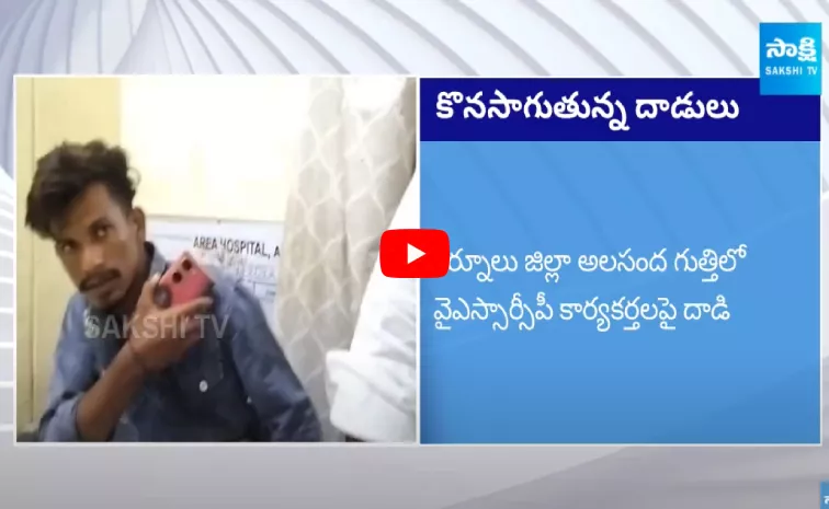 TDP and Janasena Leaders Attack on YSRCP Leaders
