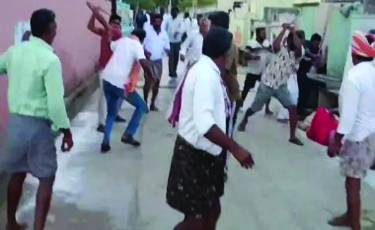 TDP Supporters Attacked YSRCP in Andhra pradesh
