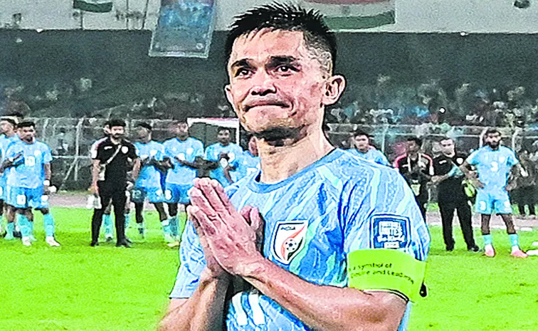 Sunil Chhetri played the last match for the national team