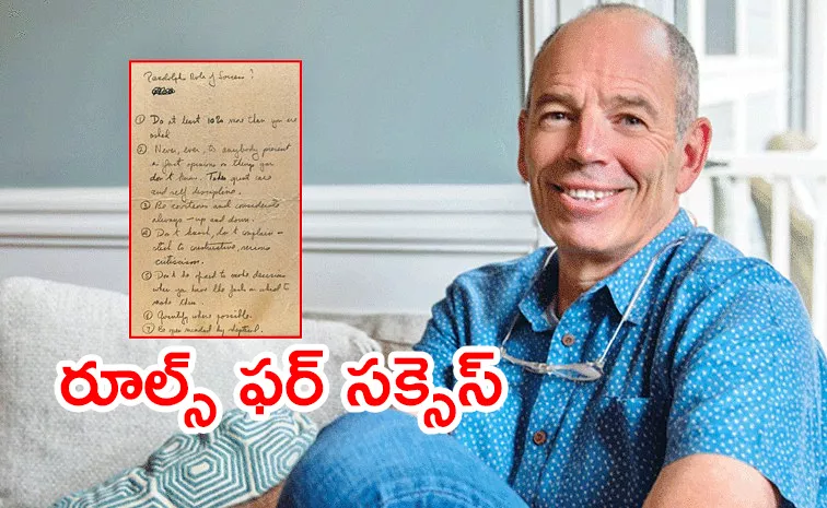 Netflix Co founder Marc Randolph Shares Father Handwritten Note