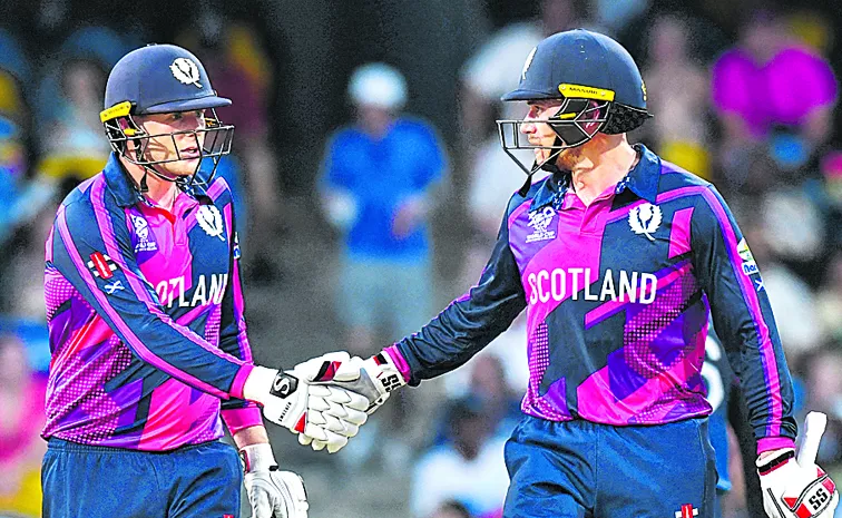 Scotland first victory in the T20 World Cup cricket tournament