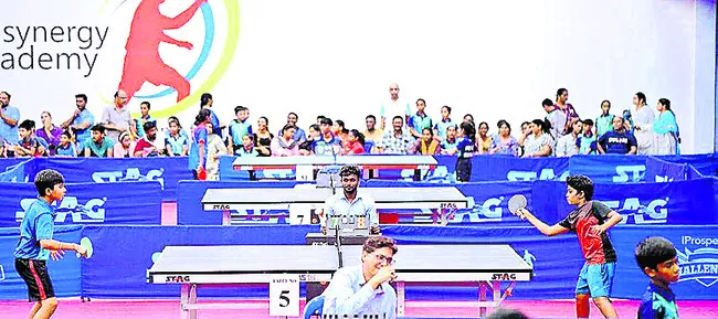 రాష్ట్ర స్థాయి టీటీ పోటీలు ప్రారంభం 