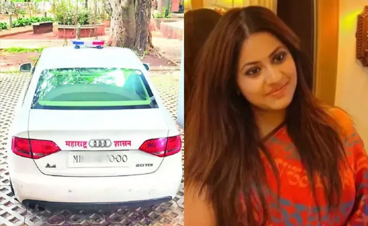 Ias Officer Puja Khedkar Audi Has 21 Pending Traffic Violations