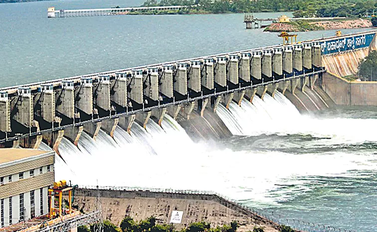 65 thousand cusecs released downstream from almatti dam