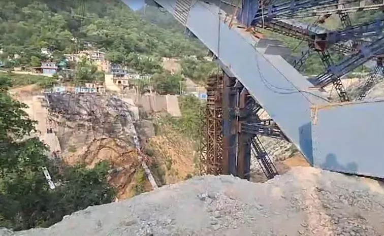 Under Construction Signature Bridge Collapses Uttarakhand