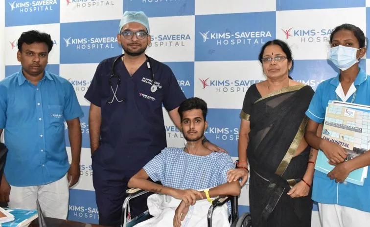 kims saveera doctors perform surgery for pancreas patient save his life