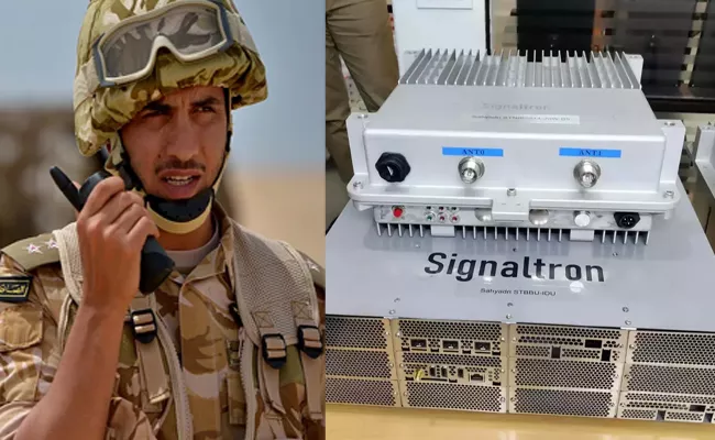 Indian Army introduced first indigenous chip based 4G station procured from Signaltron