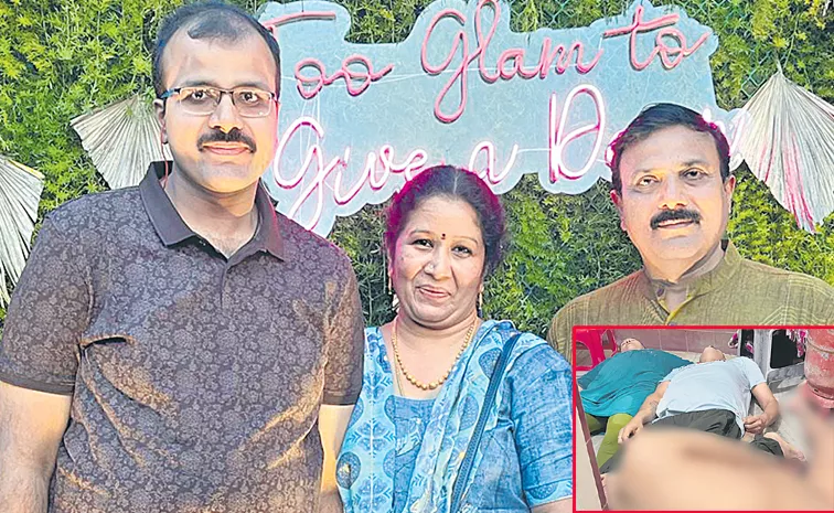 Husband and wife including son lifeless in bathroom