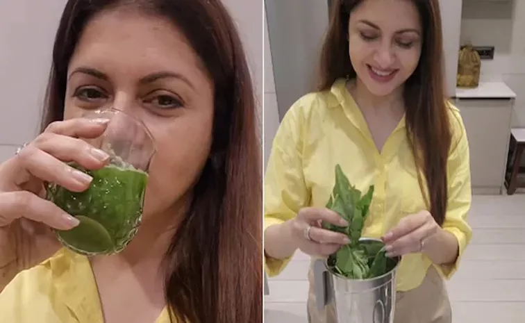 Bhagyashree Shares Simple And Effective Green Juie Recipe For Glowing Skin