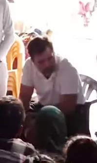 Congress Rahul Gandhi Meets Hathras Victims In UP