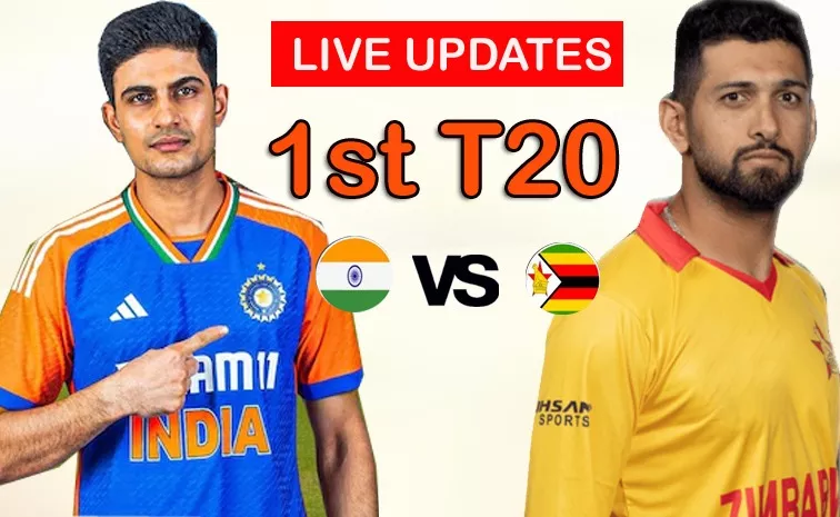 India vs Zimbabwe, 1st T20 Live Updates and Highlights