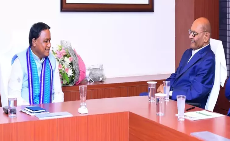 Vedanta chairman Anil Agarwal Meets Odisha CM Mohan Charan Majhi