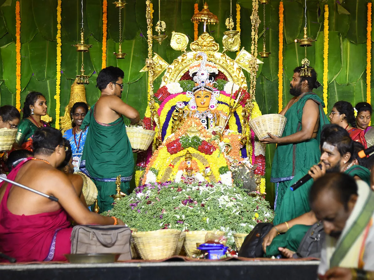 Vijayawada: Glorious Srilalitha Recitation Photos