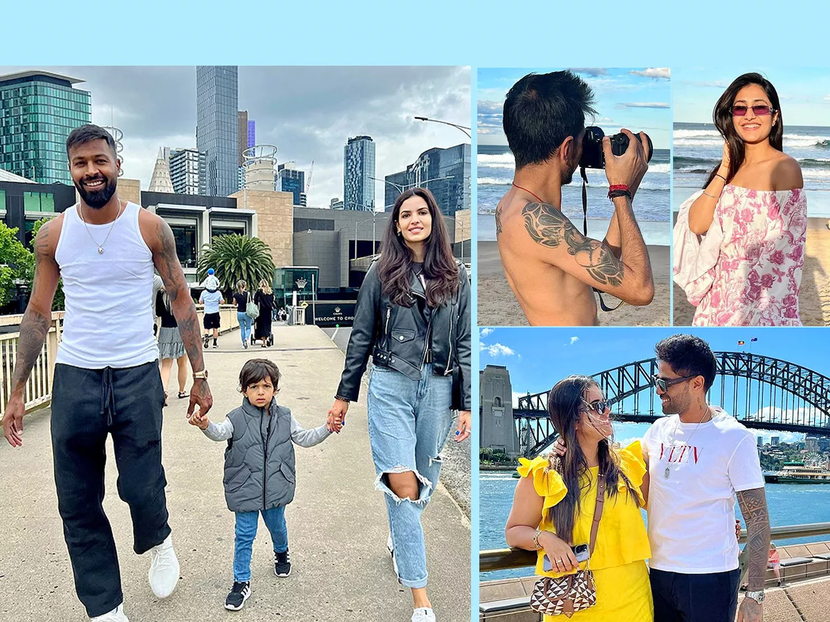 Team India Players are Enjoying In Australia With Their Wives, Photos Goes Viral - Sakshi