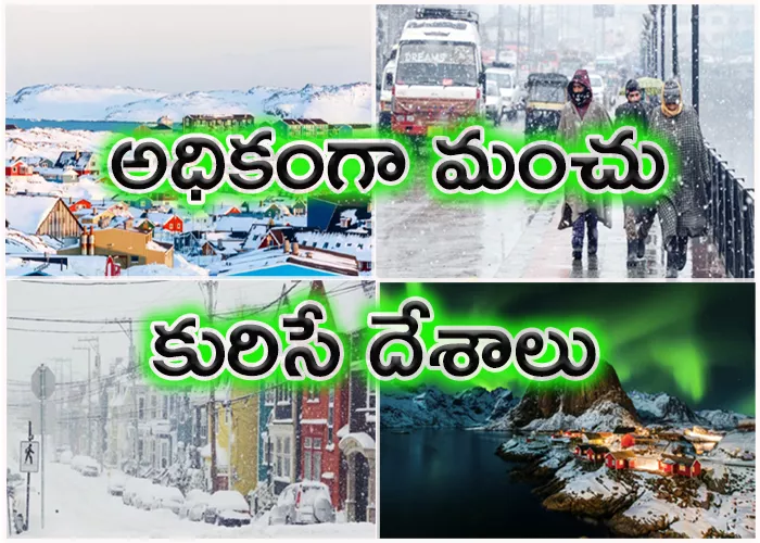 World Top 10 Countries With Highest Snowfall - Sakshi