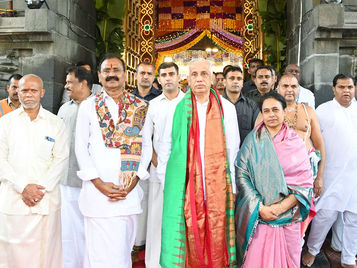 Andhra Pradesh Governor Abdul Nazeer Visited Tirumala PHotos - Sakshi