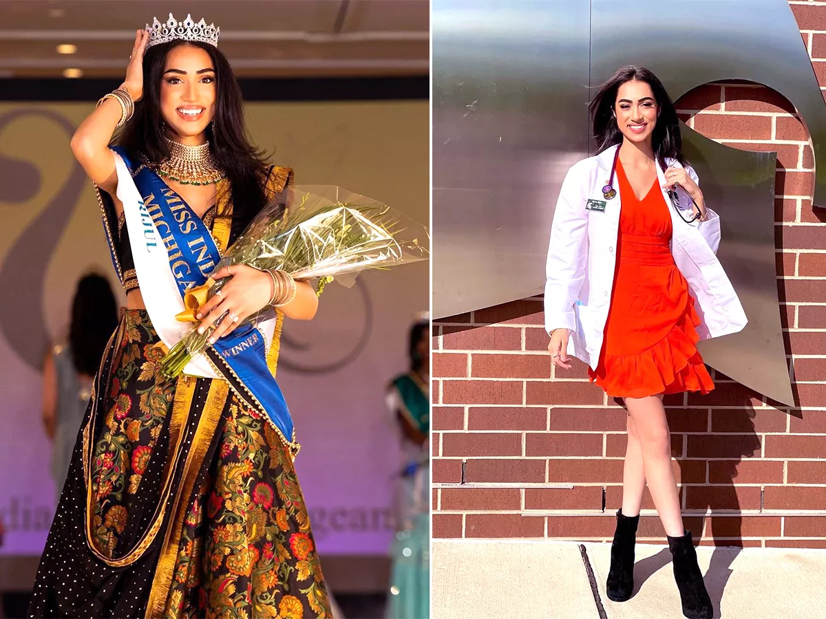 Miss India USA 2023 in Rijul Maini - Sakshi