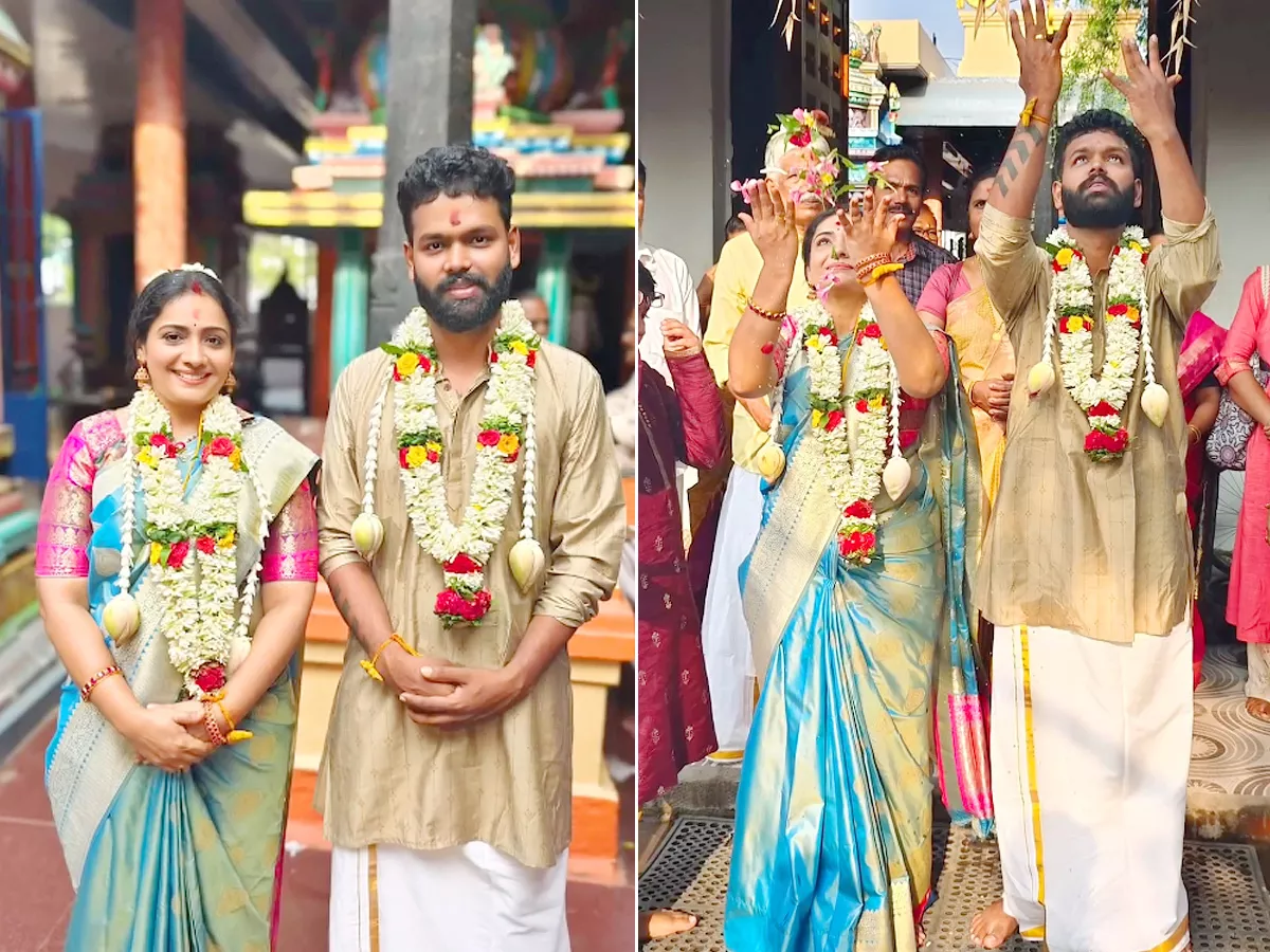 Meera Vasudevan married cinematographer Vipin Puthiyankam Photos