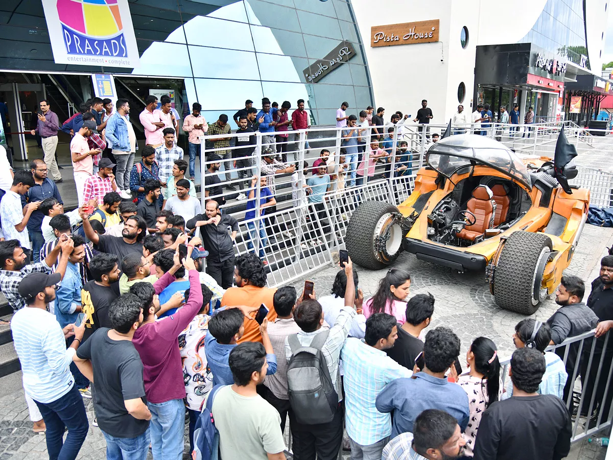 Prabhas Kalki Bujji Car Visuals At Prasad IMAX Photos