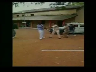 Police Beats Offenders in Madhya Pradesh - Sakshi