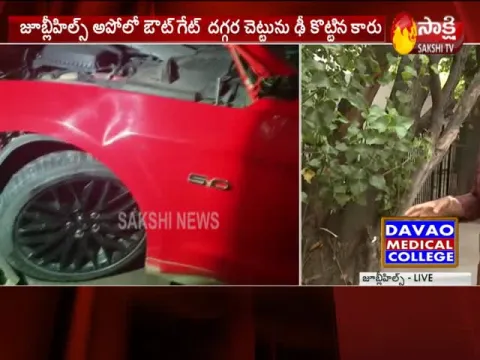 Sports car hulchul in hyderabad