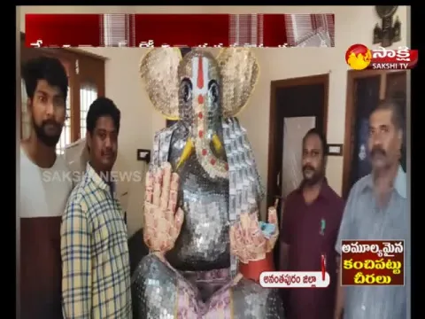 Software Engineer Make Lord Ganesh Idol With Currency