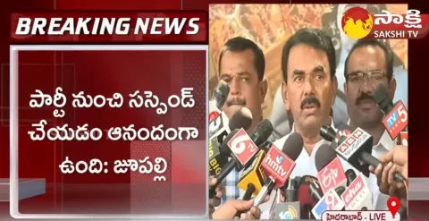 Jupally Krishna Rao Sensational Comments After Suspension