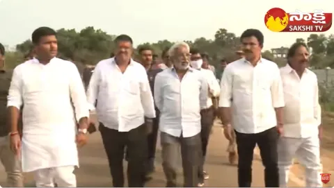 YV Subba Reddy Inspects CM Jagan Bheemili Public Meeting Arrangements