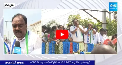 Chittoor YSRCP MLA Candidate Vijayananda Reddy Nomination
