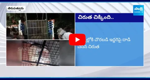 Forest Department Officers Caught And Seized Leopard In Chittoor