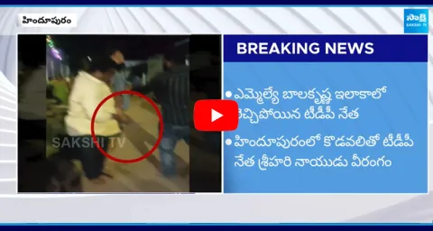 TDP Leader Hal Chal At MLA Balakrishna Constituency