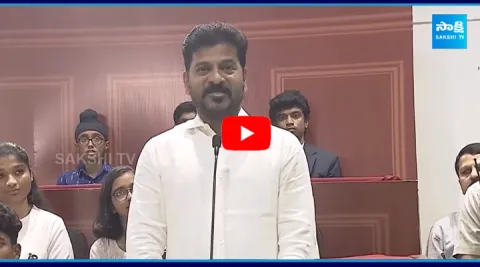 CM Revanth Reddy Mock Assembly with Children