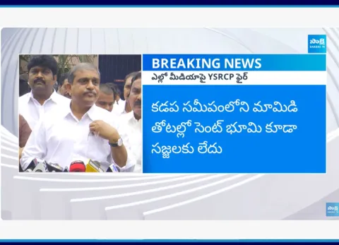 Sajjala Ramakrishna Reddy Open Challenge To Yellow Media