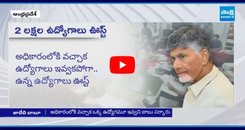 Chandrababu Government Take Away 2 Lakh Jobs 5