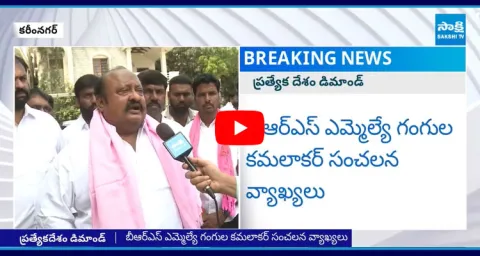 BRS MLA Gangula Kamalakar Sensational Comments On Delimitation 5