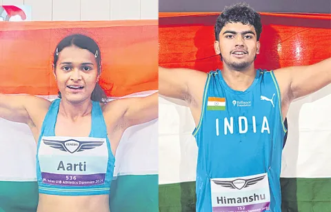 India wins first gold medal at Youth Athletics Championship5