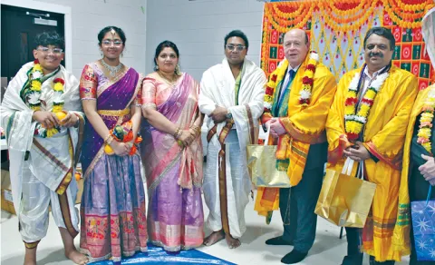 Sri Sitaram's wedding celebrated in Parsippany New Jersey