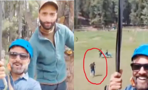 Pahalgam zip line operator chanting Allahu Akbar natural reaction3