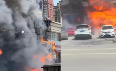 Restaurant Fire In Liaoyang Northern China13