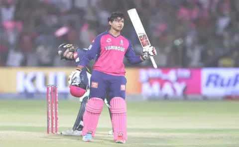 Vaibhav Suryavanshi awarded Rs 10 lakh for maiden IPL hundred by CM Nitish Kumar6