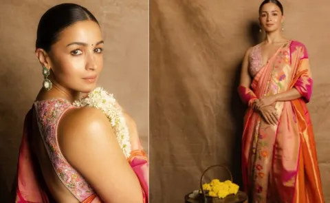 WAVES Summit 2025 Alia Bhatt Maharashtrian Elegance In Nauvari Saree5