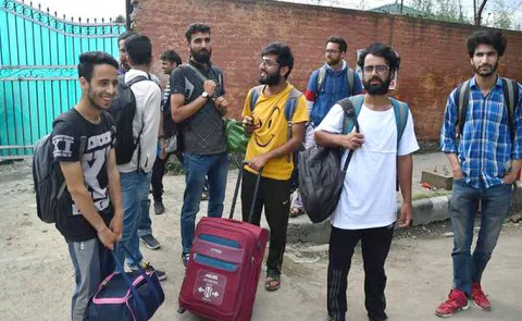 Telugu States Students At Punjab And Srinagar14