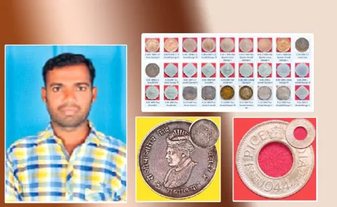 Ancient coins collector srinivas interesting story from telangana12