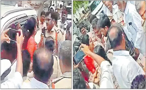 TDP Coalition Govt Police Over Action On YSRCP Leader Vidadala Rajini2