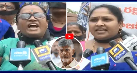 Tirupati Women Leaders Fires On Chandrababu4