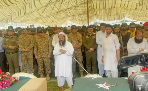India release Pak Army personnel Names Attended terrorists funeral5