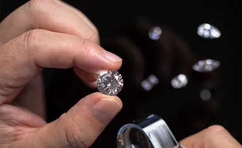 Cut Polished Diamonds Exports fell in india