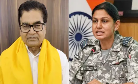 SP leader Ram Gopal Yadav controversial comments on Wing Commander Vyomika Singh6