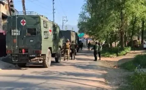 Three Terrorists Eliminated In Encounter With Security Forces In Jammu Kashmir
